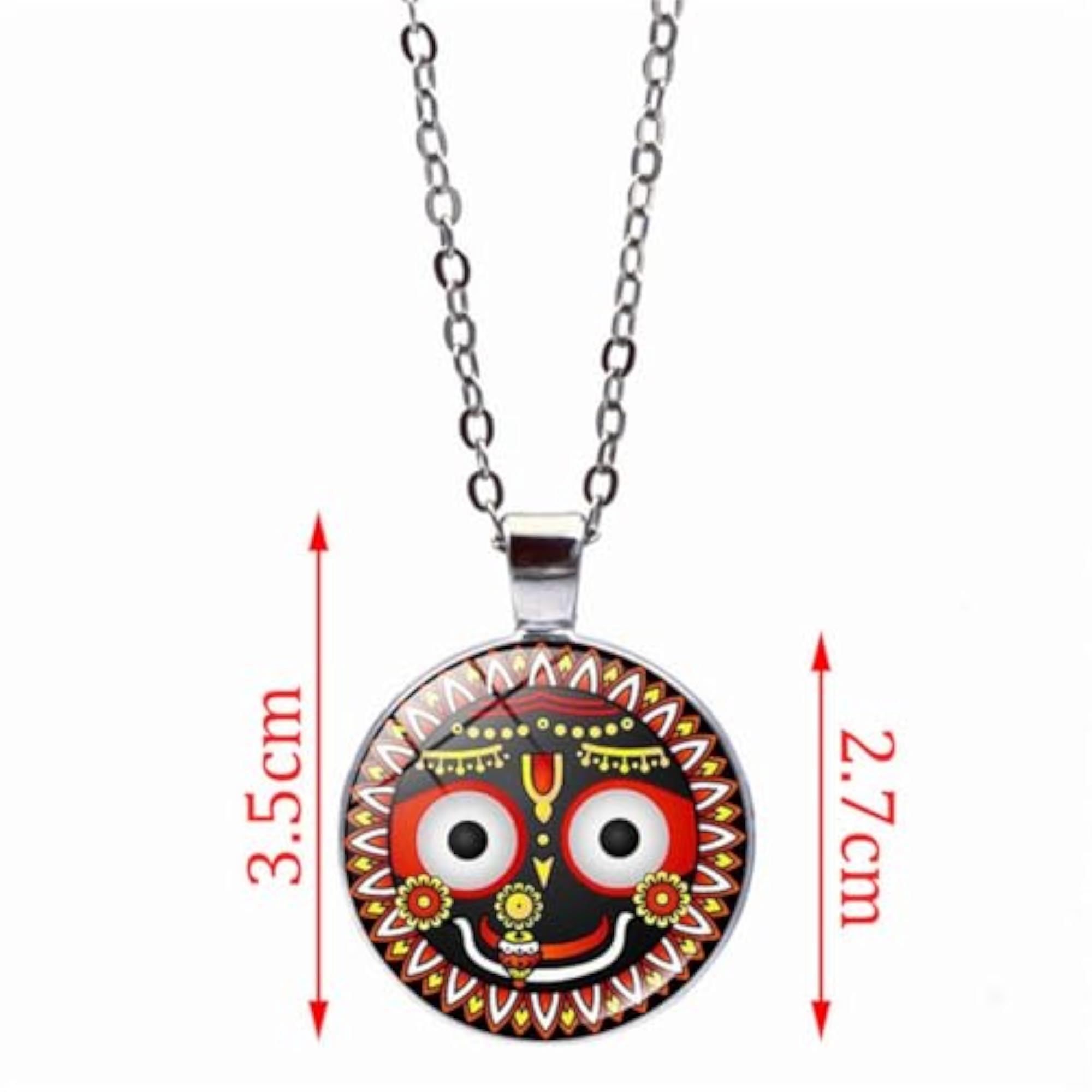 Hindu God Jagannath Pendant Necklace for Men & Women