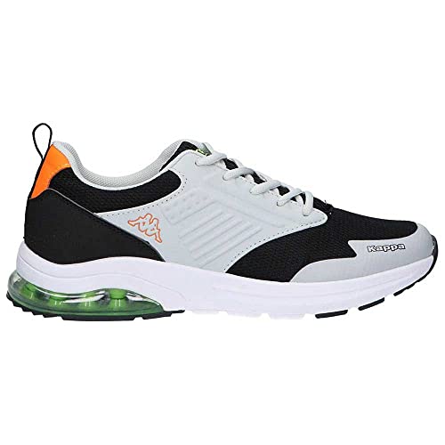Kappa MYAGI, Zapatillas Hombre, Gris/Negro/Naranja, 41 EU