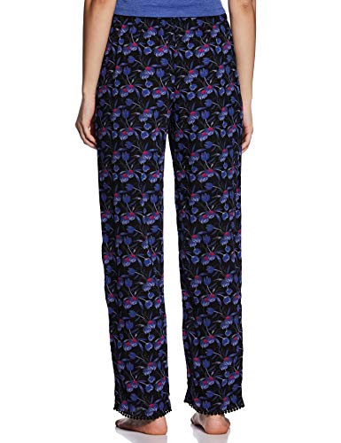 Image of Van Heusen Women's Printed Lounge Pants | Drawstrings & Side Pockets | Ultra Soft Fabric | Relaxed Fit | At home pyjamas | Everyday Comfort | Printed | Style 55306 | Available in Pack of 1 & 2