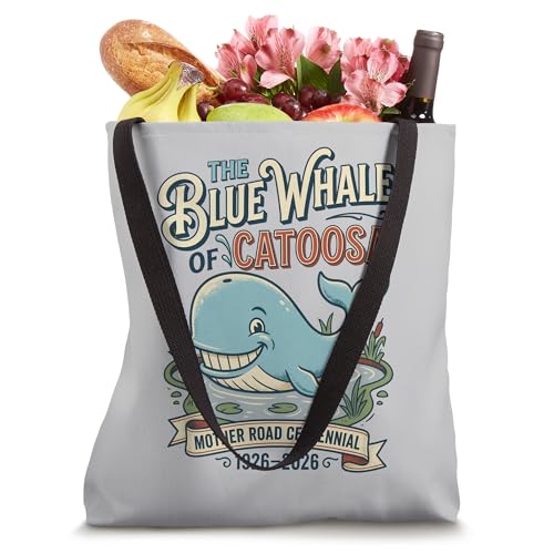 Bolso Tote Vintage Ballena Gigante Ruta 66 miniatura 4
