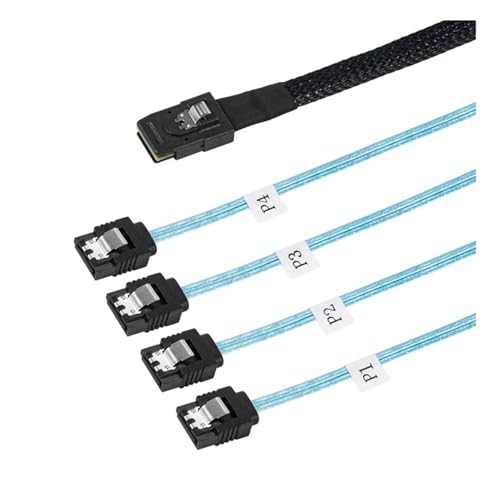 Cable Adaptador SFF-8643 a SATA 0.75m miniatura 3