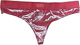 Victoria's Secret Pink Crushed Velvet Thong Panty/Underwear Color Pink Size Large New