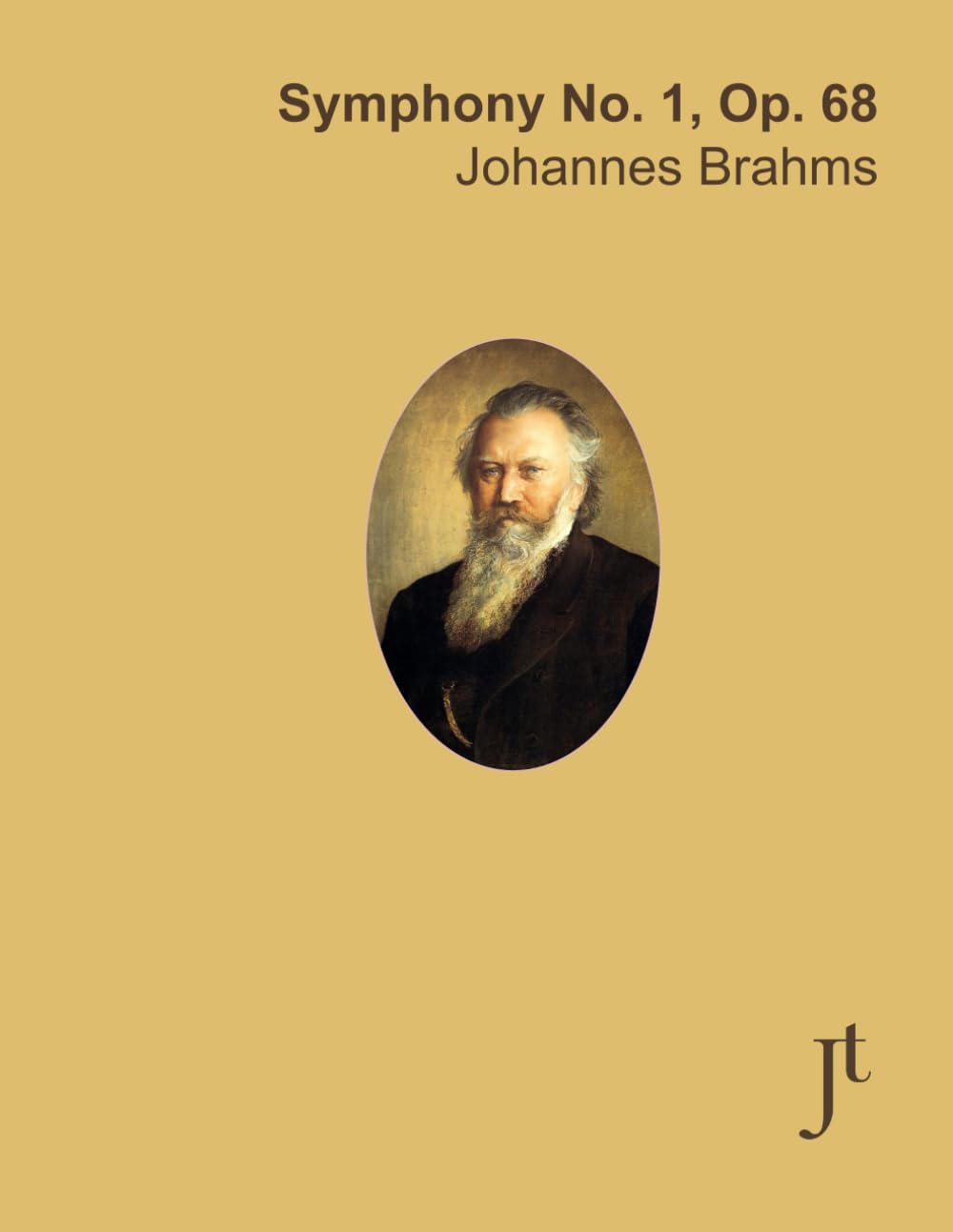 Brahms Symphony No. 1, Op. 68: Full bound score for study and review