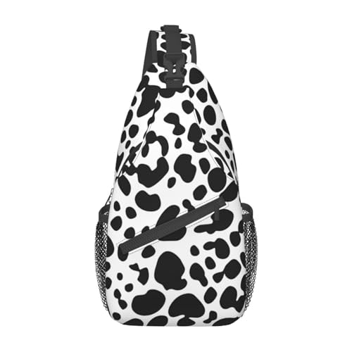 Sac à bandoulière léopard noir et blanc léger pour vos sorties
