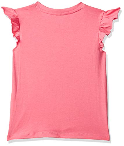 Image of miniklub Girls Pink Solid Pure Cotton Top