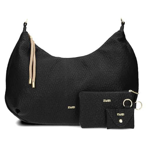 Zwei sac shopper Lola Lo200 Black noir idéal pour le bureau et les sorties en ville