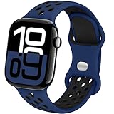 Ya en manzanajugosa.com: Transpirable Silicona Correa Compatible con Apple Watch 40mm 44mm 38mm 46mm 45mm 41mm 42mm 49mm, Deportiva Silicona Correas para iWatch Series11 10 9 8 7 6 5 4 3 2 1 SE Ultra 3/2/1, Hombres y Mujeres