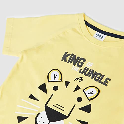 Image of Max Boys Regular Fit Printed Raglan Sleeve Tshirt