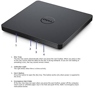 ②エメラルド　DELL USB DVD Drive Amazon.com: Dell USB Slim DVD +/- RW Drive DW316 - Plug and