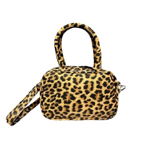 Sac à bandoulière léopard en cuir synthétique pour vos sorties