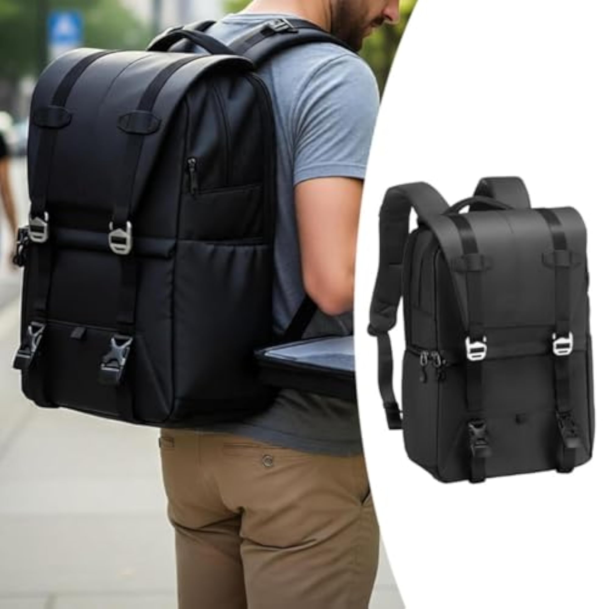 Camera Backpack for Men & Women, Travel Ready