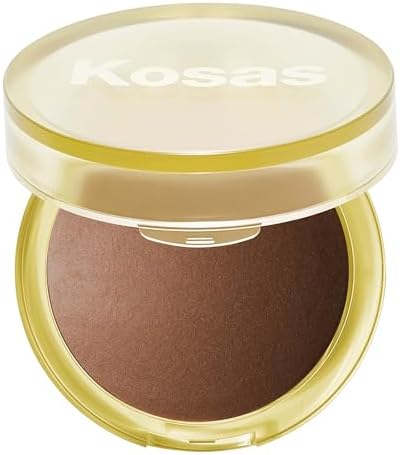 Kosas The Sun Show Talc-Free Baked Powder Bronzer for Face, Paradise