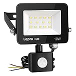 Lepro Security Lights Outdoor Motion Sensor, Security Light, 10W 850 Lumen, Waterproof, Ultra Thin Flood Light, PIR Lights Outdoor, Perfect for Garden, Forecourt, Backyard, Garages and More