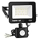 Lepro 10W LED Strahler mit Bewegungsmelder Außen, 850LM Außenstrahler 5000K Kaltweiß Superhell Scheinwerfer, IP65 Wasserdicht Fluter, Ideale Aussenleuchte für Garten, Innenhöfe, Garage, Haus, Hotel