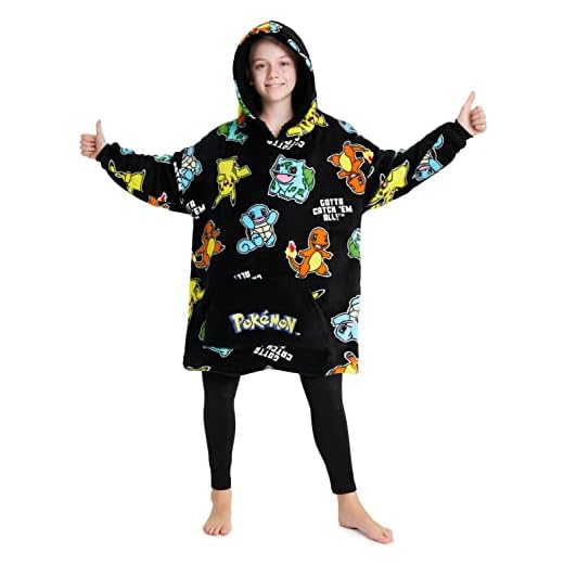 Pokémon Sudadera Niño Divertida - Sudadera Manta para Niños