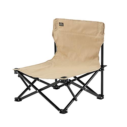 ベージュ色のローチェア