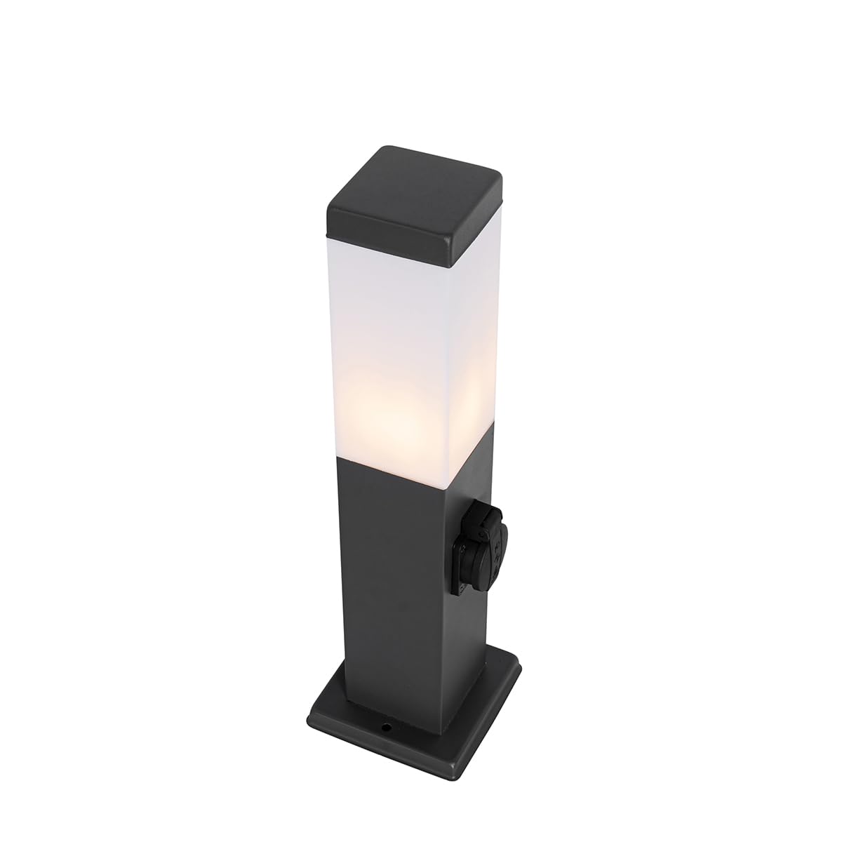 Qazqa malios - Lampada da esterno con spina Moderno - 1 luce - L 12.8 cm - Nero - Design - Illuminazione esterna