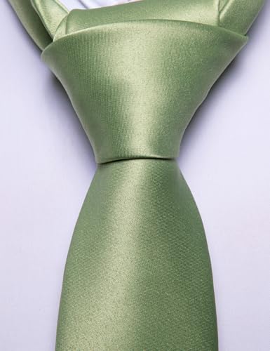 Image of Barry.Wang Boys Ties Pre-Tied Satin Solid Color Kids Tie Pocket Square Set Adjustable Formal Necktie Graduation School