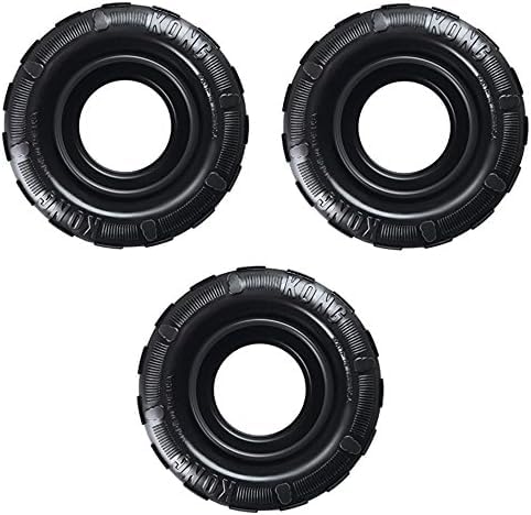 (3 Pack) KONG Tires Extreme Dog Toy, Medium/Large