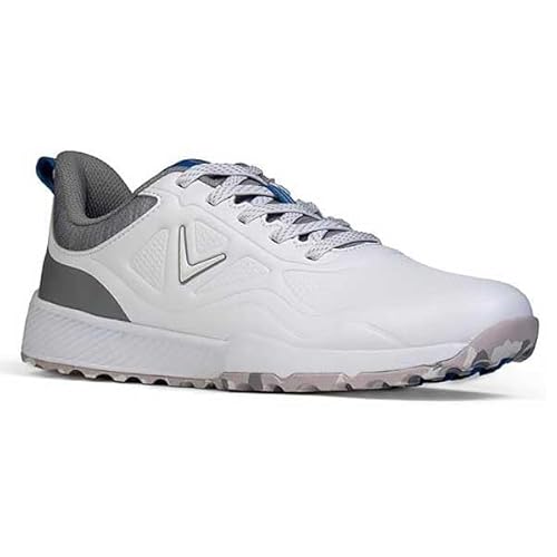 Miniatura 4 de Callaway Golf Gtx, Zapatos De Golf Hombre, Blanco Gris Azul, 40 Eu