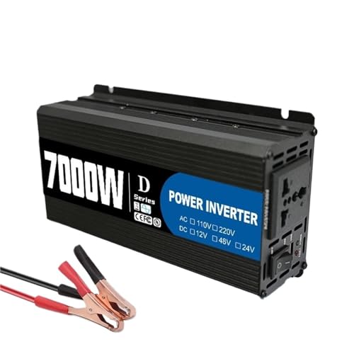 Onduleur Intelligent 7000W : Ne Manquez Plus d'Énergie avec le Convertisseur Tension 12V À 110V