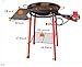 GRILL FORCE 22 Inch Paella Burner and Stand Set,Paella Pan Set,22 Inch Paella Pan,Paella Burner,Paella Pan and Burner Set,Paellera,Paella Kit with Carry Bag,Built-In Ignitor Regulator Hose,16 Servings