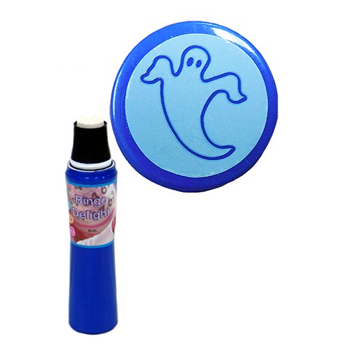 Power Dot Halloween Bingo Delight Blue Ghost Bingo Dauber