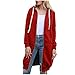 Long Fleece Hoodies for Women Comfort Fleece Long Sleeve Oversized Sweatshirt Fall Fashion Zip Up Jackets with Pockets Oversized Hoodies for Women Loose Comfy Workout Jackets Warm Winter Coats