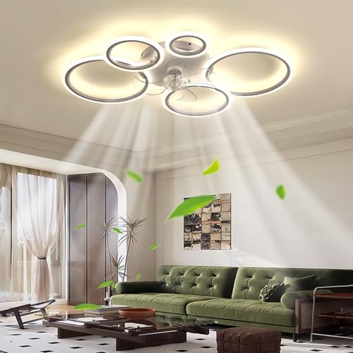 Ventilateur de plafond LED à intensité variable et télécommande - 8