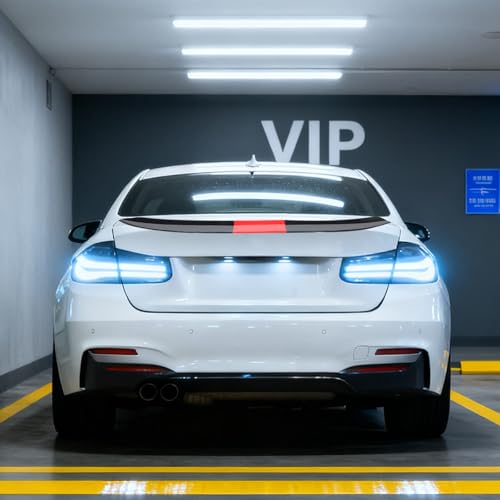Aileron de voiture en ABS adhésif et réglable sans perçage