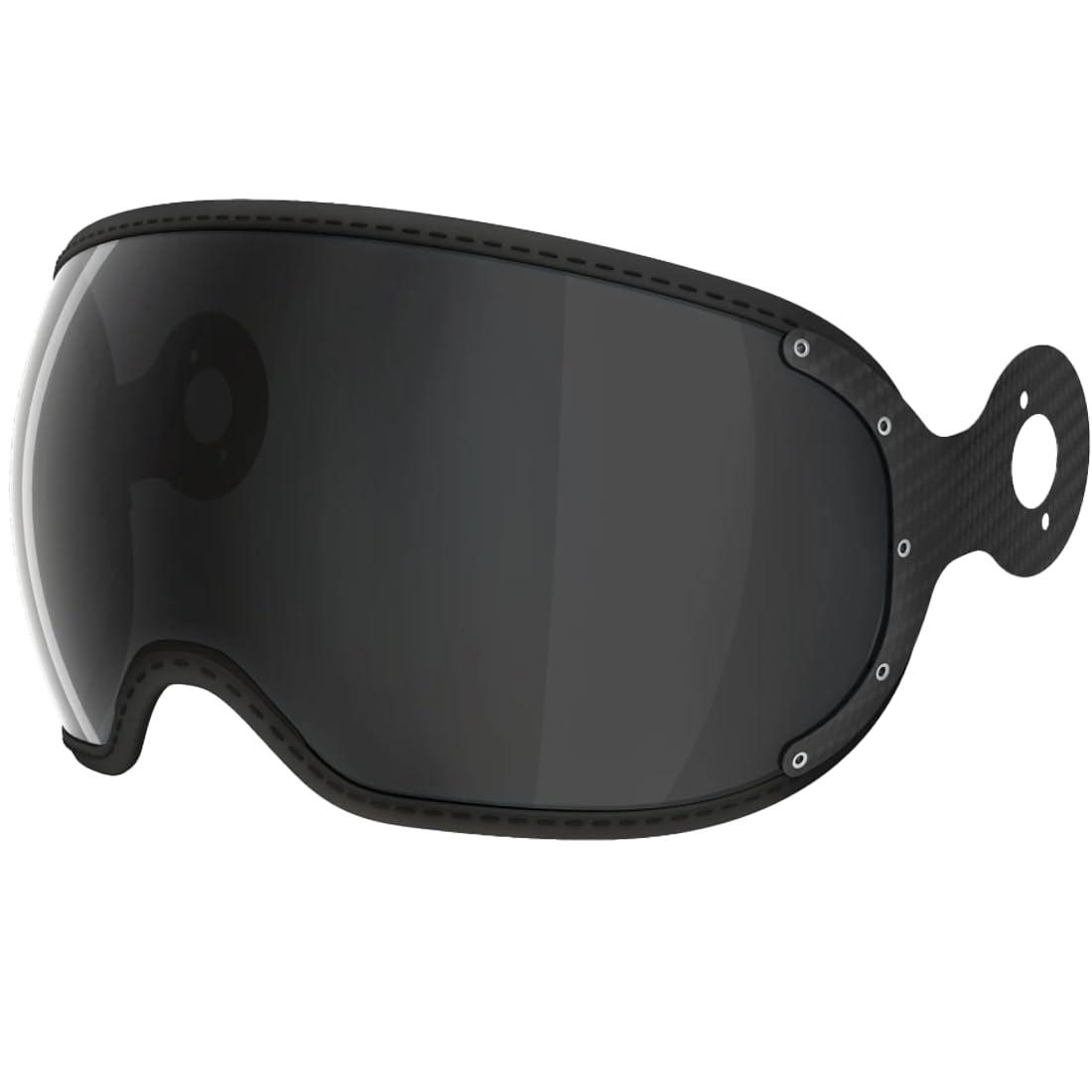 Momodesign - Visera para casco Momo Jet FGTR Evo Classic – E2206 ahumado 80%