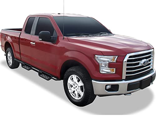 Estribos tubular negros para Ford F150 y Super Duty miniatura 6