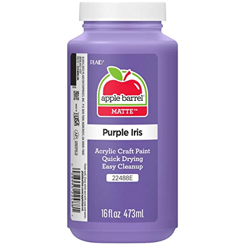 Apple Barrel Acrylic Paint 16 oz Purple Iris