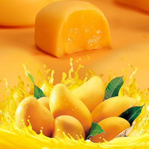 Crystal Candy Mango-Geschmack | Wachsbonbons | Essbare Kristalle | Fruchtbonbons | Chinesische Asiatische Süßigkeiten | Großpackungen | 72 G