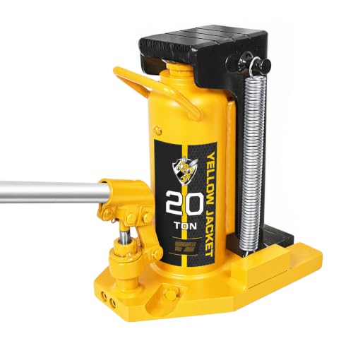 Image of YELLOW JACKET Toe Jack 10 Ton Toe / 20 Ton Top Capacity Hydraulic Machine Jack Lift,Air Hydraulic Claw Jack for Car Repair,Machinery,Industry Equipment