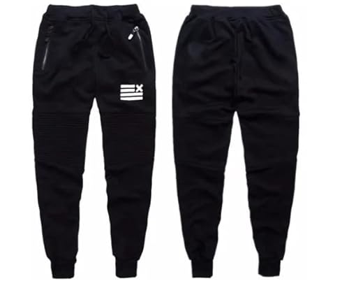 FUGITIVE TREND Men's Jogger Pants Techwear Hip Hop Harem Pants Streetwear Tactical Track Pants (as1, Alpha, l, Regular, Regular, Black, M)
