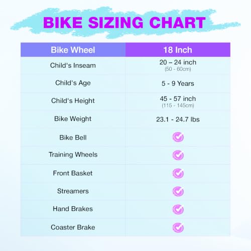 Image of WEIZE Kids Bike, 14 16 Inch Children Bicycle for Girls Ages 4-12 Years Old, Front Basket, Bell, Streamer, Doll Seat, Adjustable Seat & Handlebars, Coaster Brake, Multiple Color