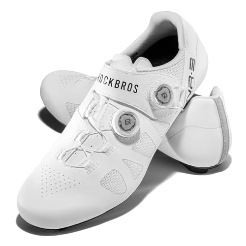 ROCKBROS Cycling Shoes NR3 with 2 Knob Lock - Breathable & Stable Professional Bike Shoes for Men