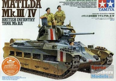 Char Matilda Mk III IV 1/35 idéal pour diorama militaire de la Seconde Guerre