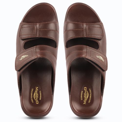 Image of Medifeet Comfort Sandals, Dual Adjustable Straps, Orthopedic Slides