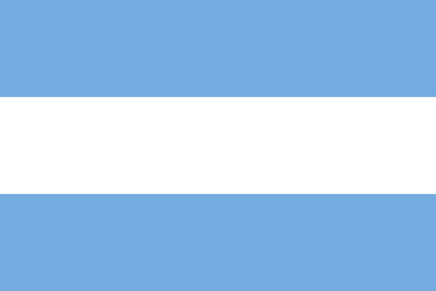Drapeau Argentine Large+ | Modèle paysage de 1.5m² pour extérieur