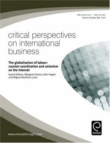 Buy The Globalisation of Labour Counter-Coordination and Unionism on the Internet — BookShops.in