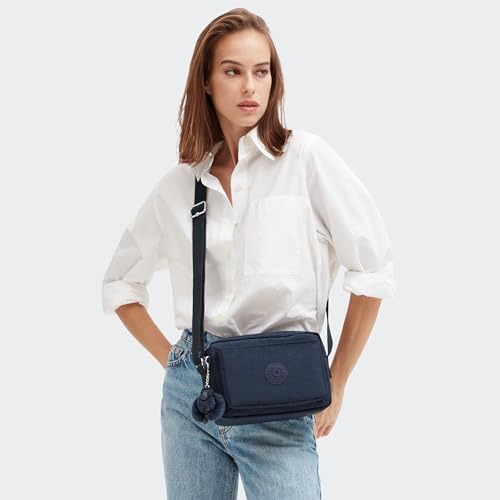 Image of Kipling Women's Abanu Medium Crossbody Bag, Lightweight, Adjustable Nylon Waist Pack with Multi-Compartment Zip Pockets