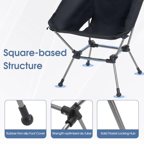 MOON LENCE Portable Camping Chair Plus CH21P Oversized Chair の商品画像 3