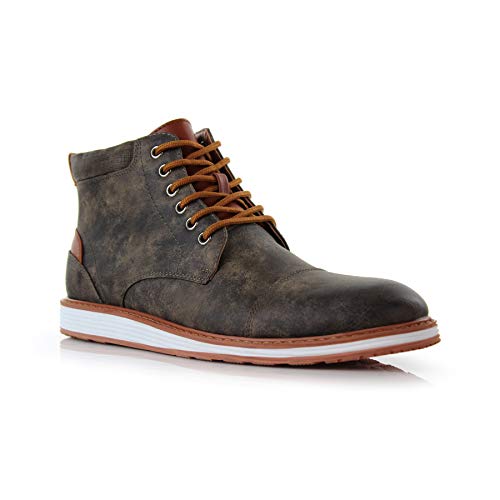 Image of Ferro Aldo Men's Chukka Sneaker Boot | Casual Cap Toe Ankle Boot Hybrid with Lightweight Sole |