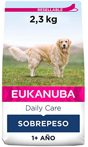 Eukanuba – Pienso para perros adultos Eukanuba Daily Care Sobrepeso/Esterilizado pollo y pavo.