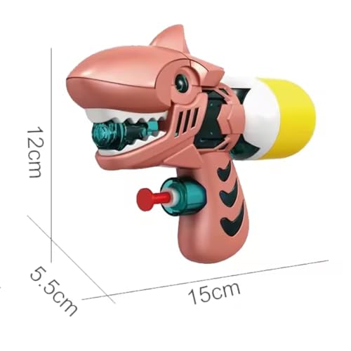 Image of Storio Cute Cartoon Shark | Holi Pichkari Water Gun Toy for Kids|Pressure Mechanism Ideal Outdoor Toy for Pool & Beach Fun