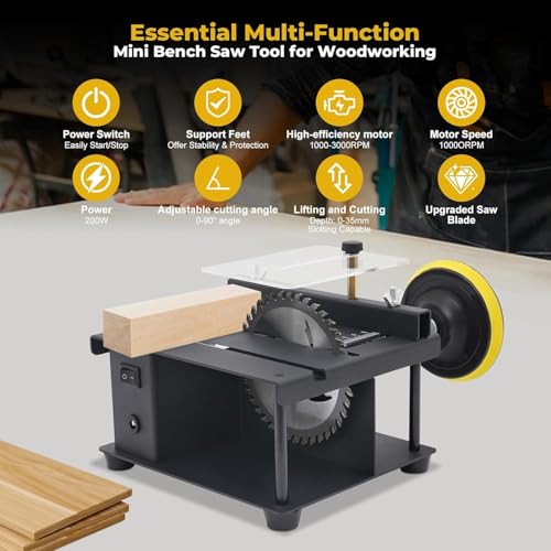 MXBAOHENG 200W Mini Table Saw