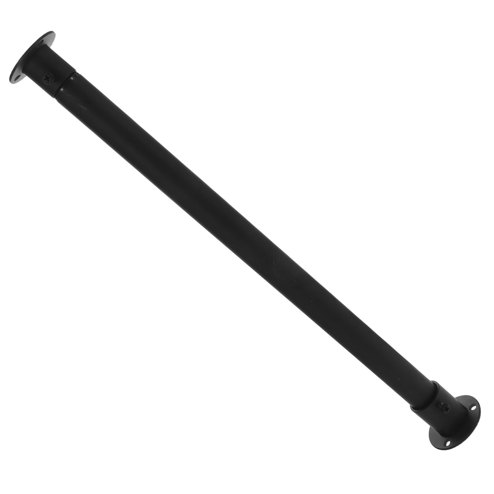Tringle de placard robuste en acier inoxydable à fixation renforcée pour dressing