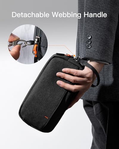 Inateck Kabeltasche Elektronik Organizer, Spritzwasserfester Reise Zubehör Tasche, Kompatibel mit Maus, USB Stick